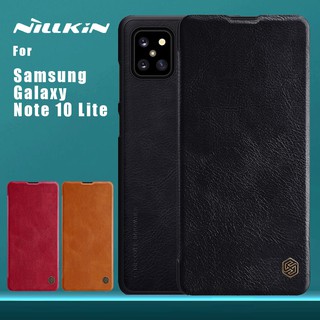 BAO DA SAMSUNG GALAXY NOTE 10 LITE NILLKIN QIN CHÍNH HÃNG [NEW SALEOFF]