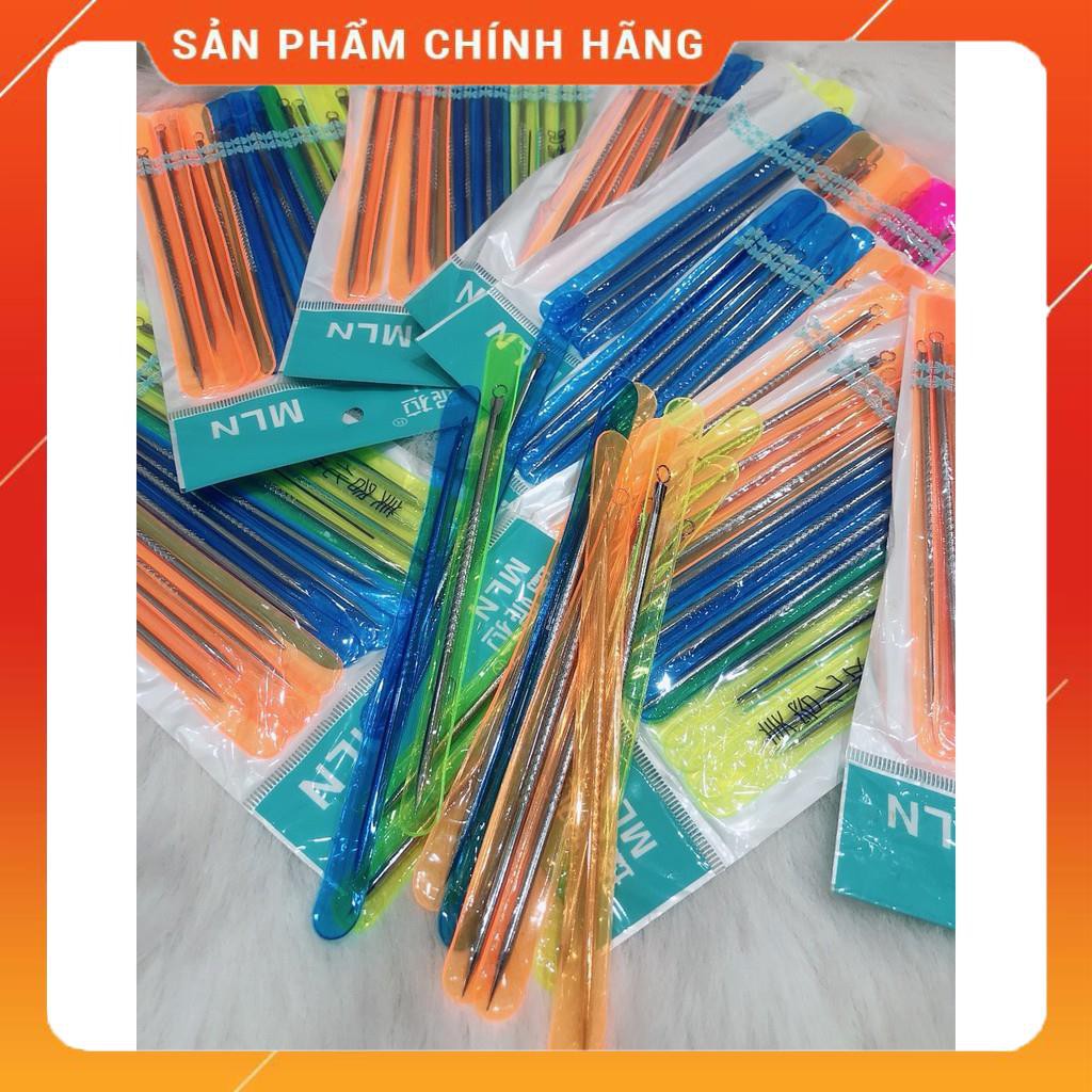 Cây nặn mụn 2 đầu không gỉ, que nặn mụn 2 đầu thép