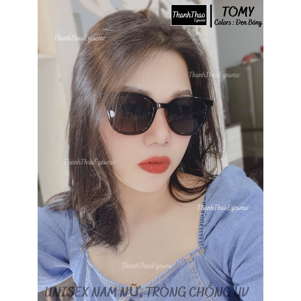 ( Ảnh Thật) Kính Mát Nam Nữ Mắt Vuông Chống UV400  Nhựa Dẻo Cao Cấp TOMY  Nhiều Màu ThanhThaoEyewear | BigBuy360 - bigbuy360.vn