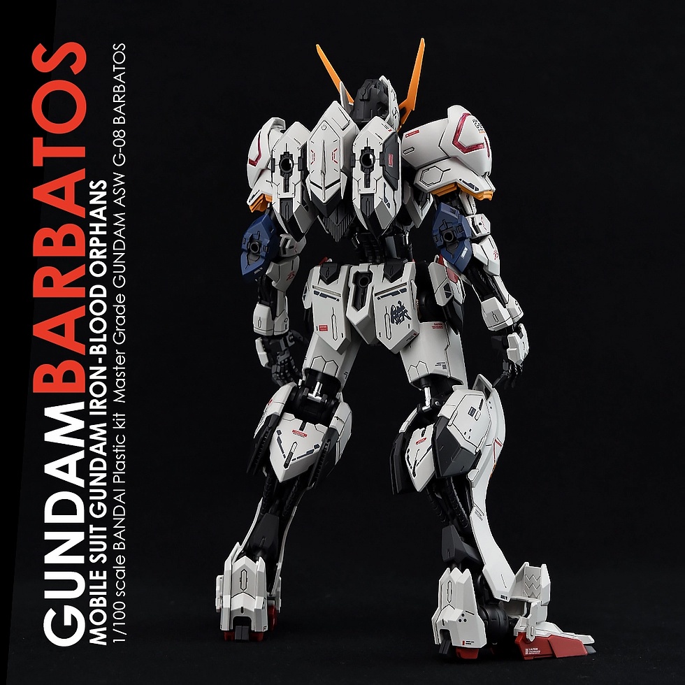 Decal Dán Trang Trí Xe Hơi GHOST Mg Barbatos 1 / 100 4th Chất Lượng Cao