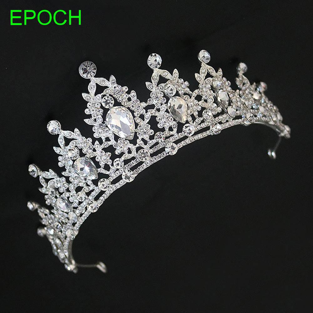 Vương miện cài tóc đính đá phong cách công chúa độc đáo