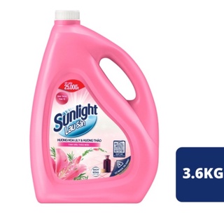 Can Nước Lau Sàn Sunlight Tinh Dầu Thiên Nhiên Hương Hoa Lily 3.6kg