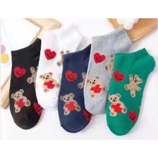 05 đôi tất Gấu Tim cổ ngắn