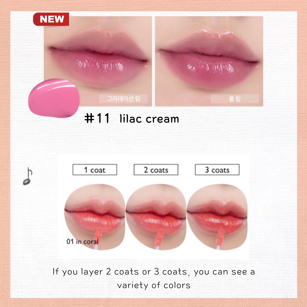 ROMAND  Son tint bạc hà / bạc hà / bạc hà Hàn Quốc / nước dưỡng ẩm / chống lem màu / phong cách la mã / Hàn Quốc