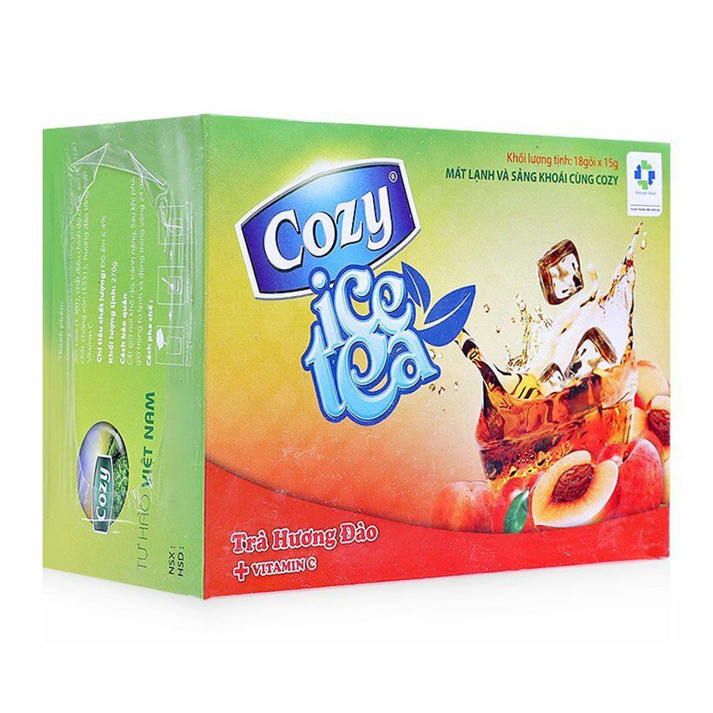 Trà Đào Hòa Tan Cozy Icetea