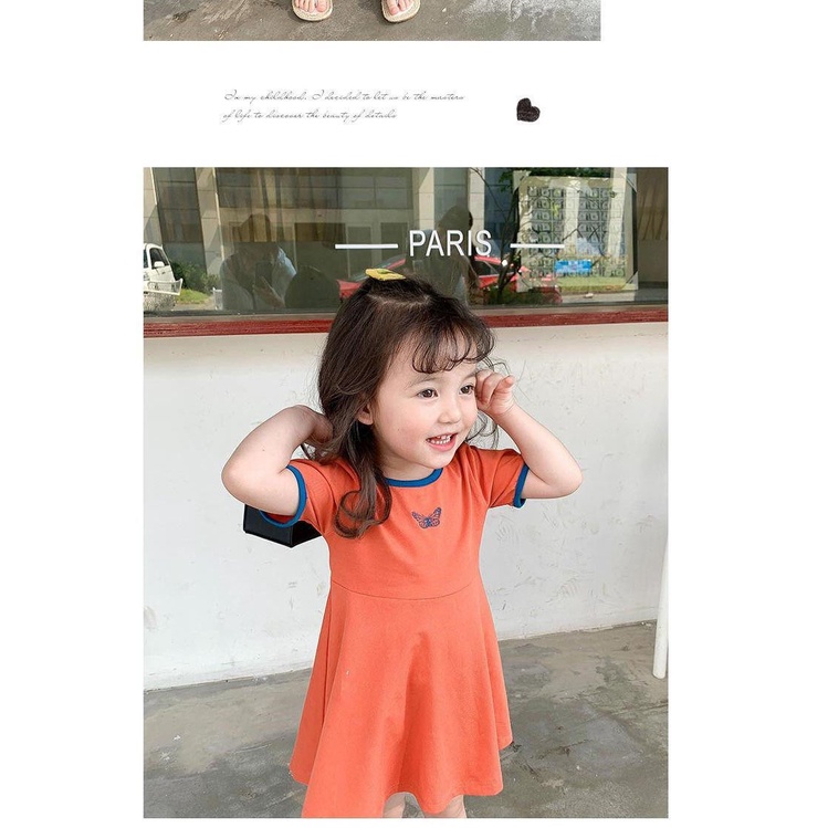 Đầm Bé Gái Ngắn Tay váy bé gái  đầm