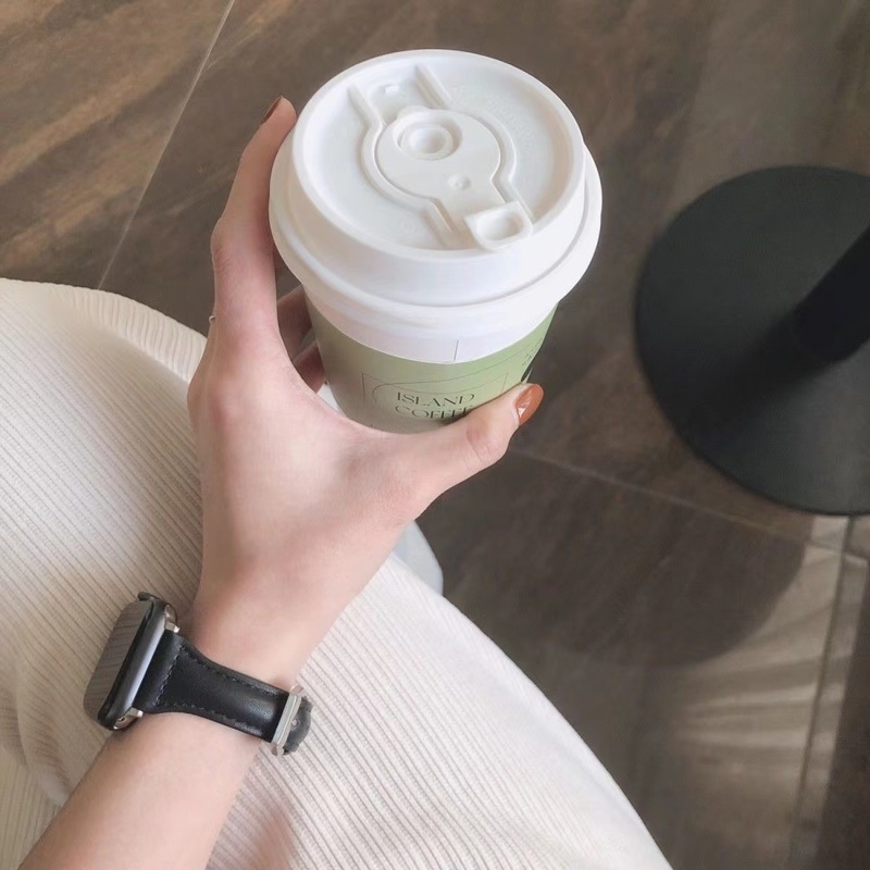 Dây Đeo Đồng Hồ Thông Minh Bằng Da Cho Apple Watch 41mm 40mm 45mm 44mm 38mm 42mm Series 7 SE 6 5 4 3 2 1