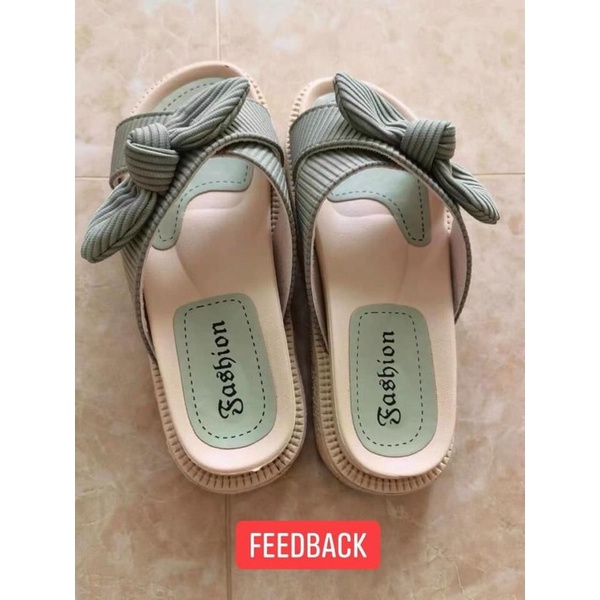 Dép SANDAL nữ bánh mì gắn nơ siêu xinh ❤️oder từ 5-7n