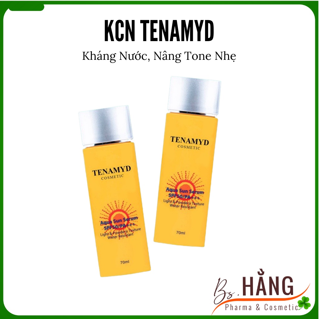 ✅[Chính Hãng] Tenamyd -  Huyết Thanh Chống Nắng Tenamyd Cosmetic - Aqua Sun Serum SPF 50/ PA+++, 70ml