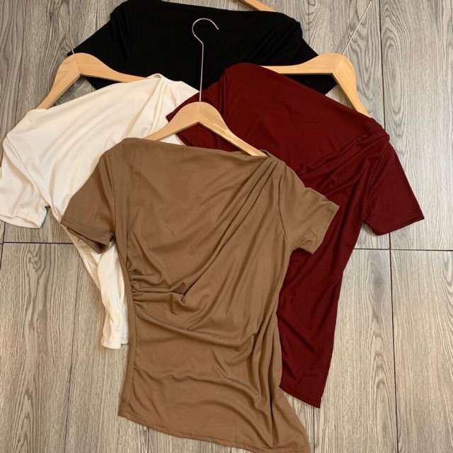 Áo thun lạnh lệch vai