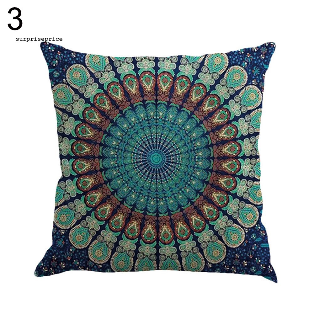 Bao Bọc Gối Trang Trí Hình Vuông Họa Tiết Bohemian