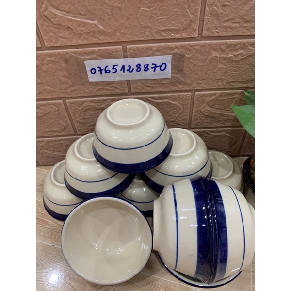 Sét 5 chén mộc chỉ hàng cao cấp bao đẹp 12 cm