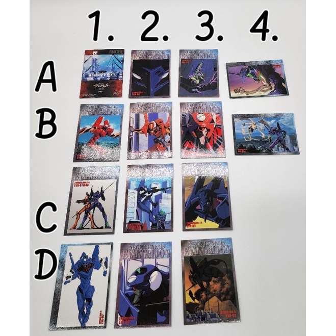 Thẻ bài giấy Neon Genesis Evangelion, Bandai 19