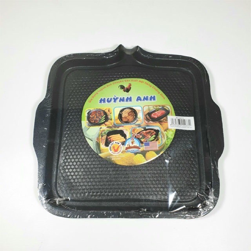 Chảo  nướng  chống  dính  Huỳnh  vuông  30cm Huỳnh Anh