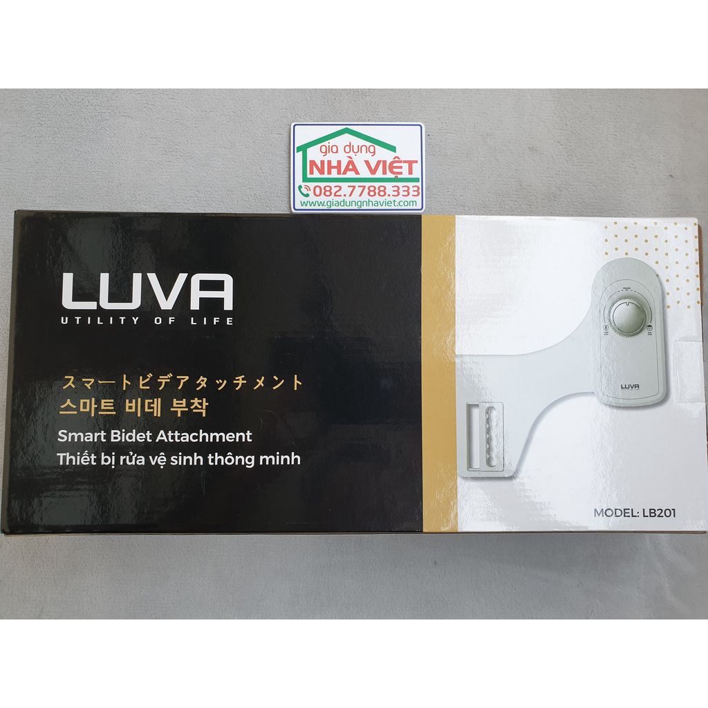 Vòi rửa vệ sinh thông minh 2 vòi LUVA Bidet LB201