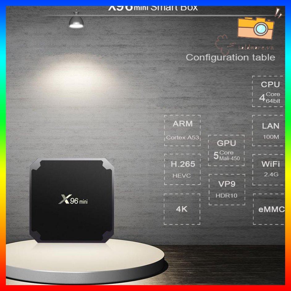 Thiết Bị Chuyển Đổi Tv Thường Thành Smart Tv X96 Mini Smart Tv Box S905W Hỗ Trợ 2.4g