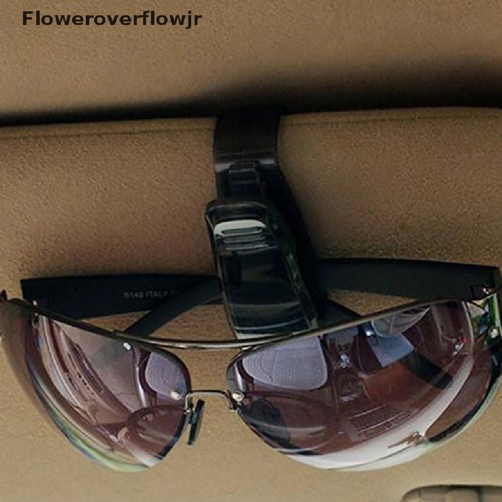 Giá Đỡ Mắt Kính / Bút / Mắt Kính Gắn Tấm Che Nắng Xe Hơi Bằng Abs Tiện Dụng