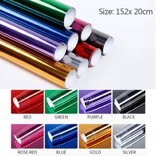 ☘️Mirror Vinyl Wrap Film High Gloss Car Plating Adhesive Sticker Decal Sheet Color Change DIY Auto Stickers Decal Car Ac