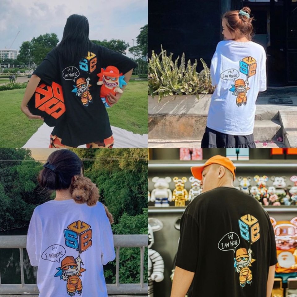 Áo thun unisex swe 4th anniversary fulltag áo thun tay lỡ nam nữ cotton | BigBuy360 - bigbuy360.vn