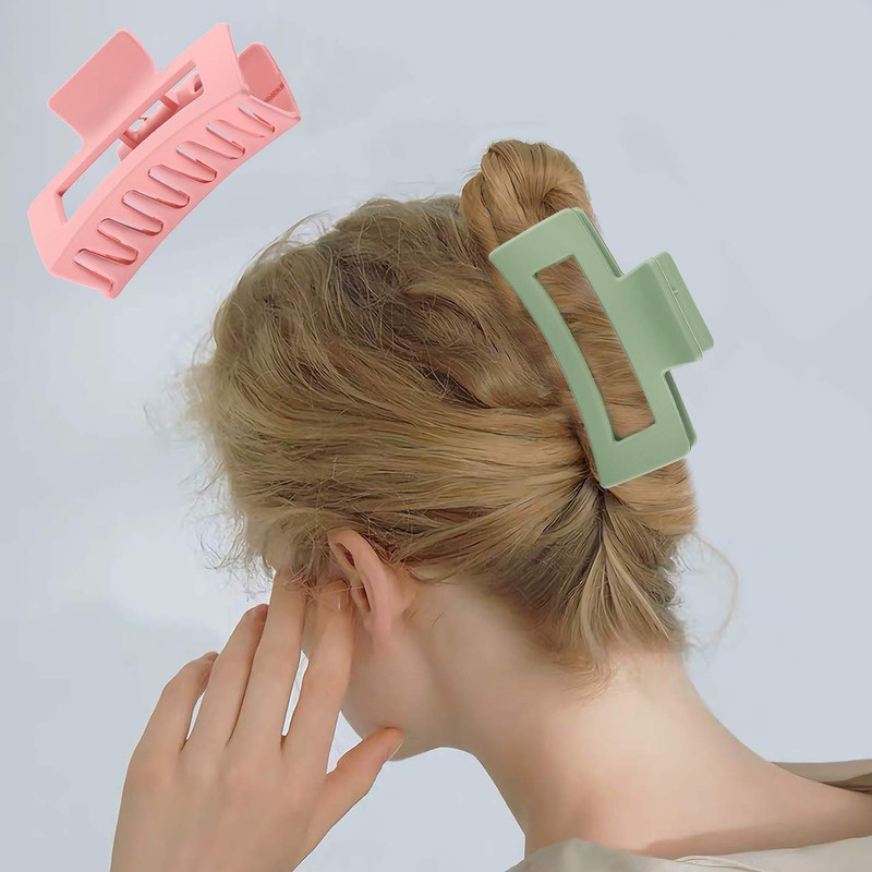 Kẹp tóc hình chữ nhật xinh xắn phong cách Hàn Quốc dành cho nữ