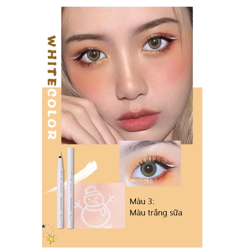 Bút Dạ Kẻ Mắt 8 Màu Cao Cấp Novo Eyeliner