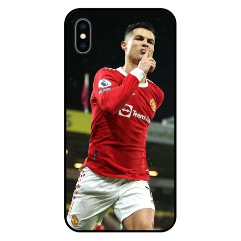 Ốp Lưng Iphone CR7 Cristiano Ronaldo Chất Liệu Kính Cường Lực Dẻo Bóng