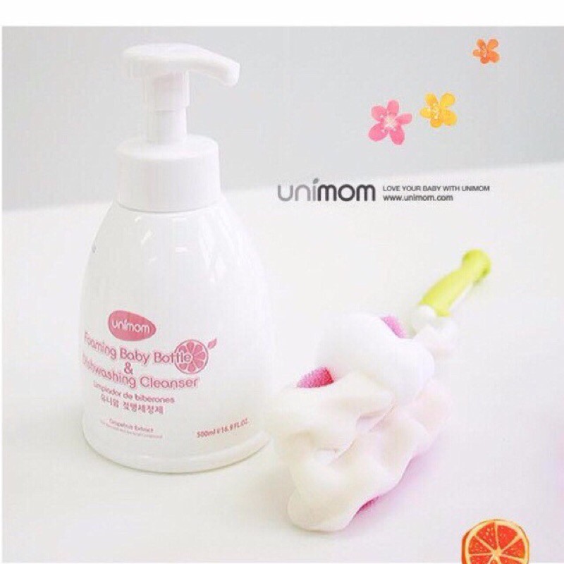 Nước rửa bình sữa Unimom 500ml Hàn quốc