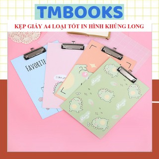 [ Siêu hót ] Kẹp giấy A4 khủng long loại tốt siêu cute, Tiện Dụng