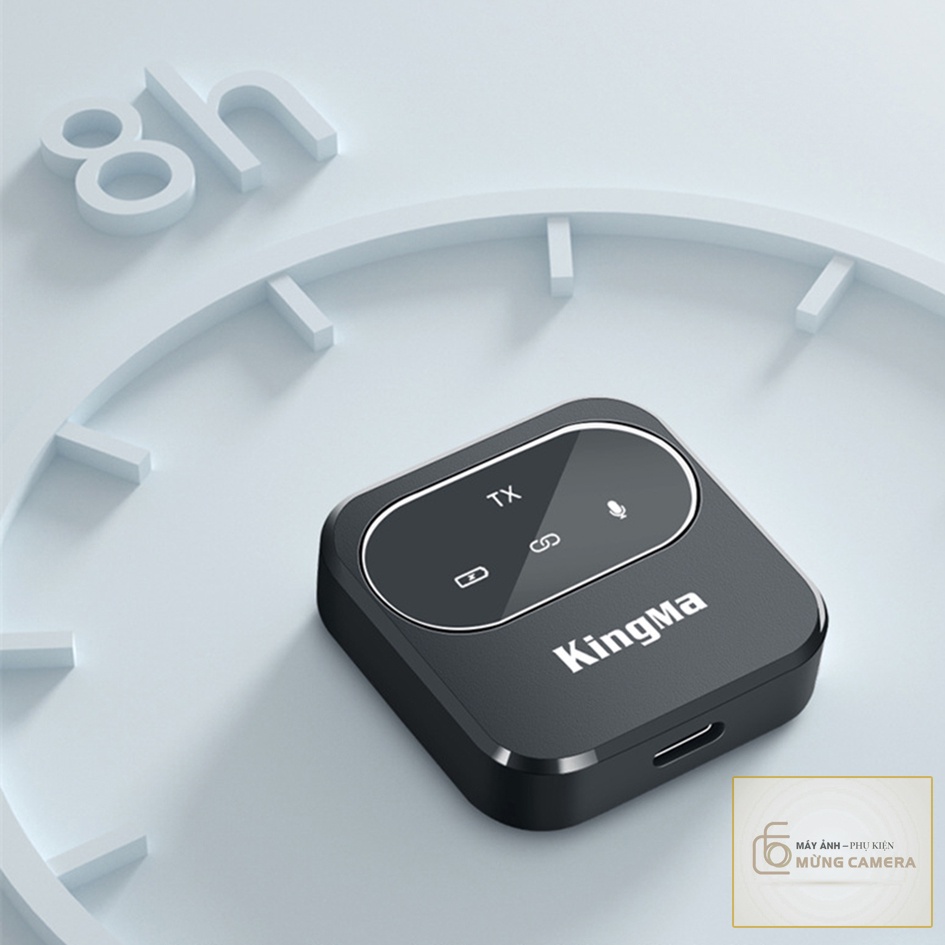 Mic không dây cho máy ảnh và điện thoại Kingma 2.4G