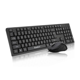 Combo bàn phím + chuột có dây, mouse + keyboard bosston d5300