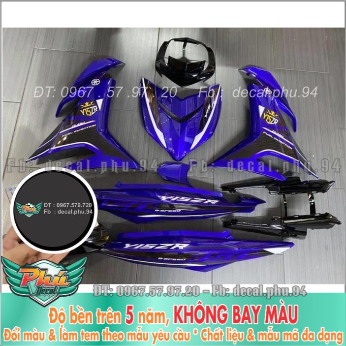 Tem rời Exciter 150 Y15ZR Xanh GP (X) -1