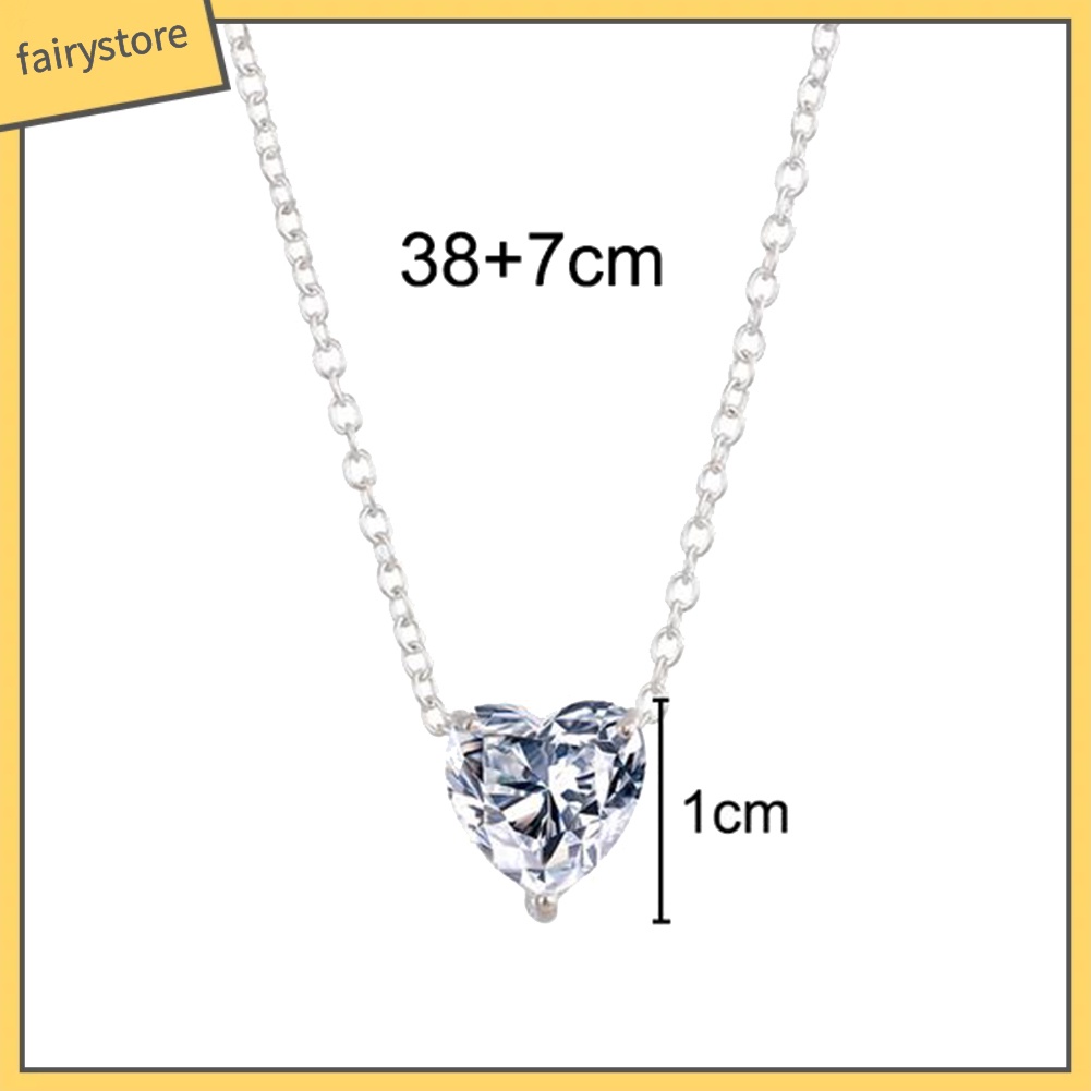 Vòng cổ choker hình trái tim đính đá thời trang cho nữ