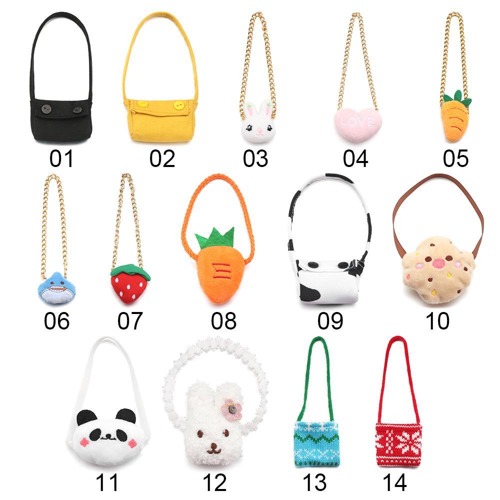 Túi Xách Đeo Chéo Nhồi Bông Đáng Yêu Cho Búp Bê 20CM