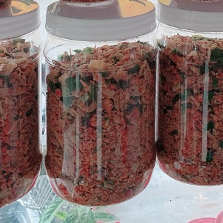Muối tôm hành phi ngọc đăng hủ 400 g 80k