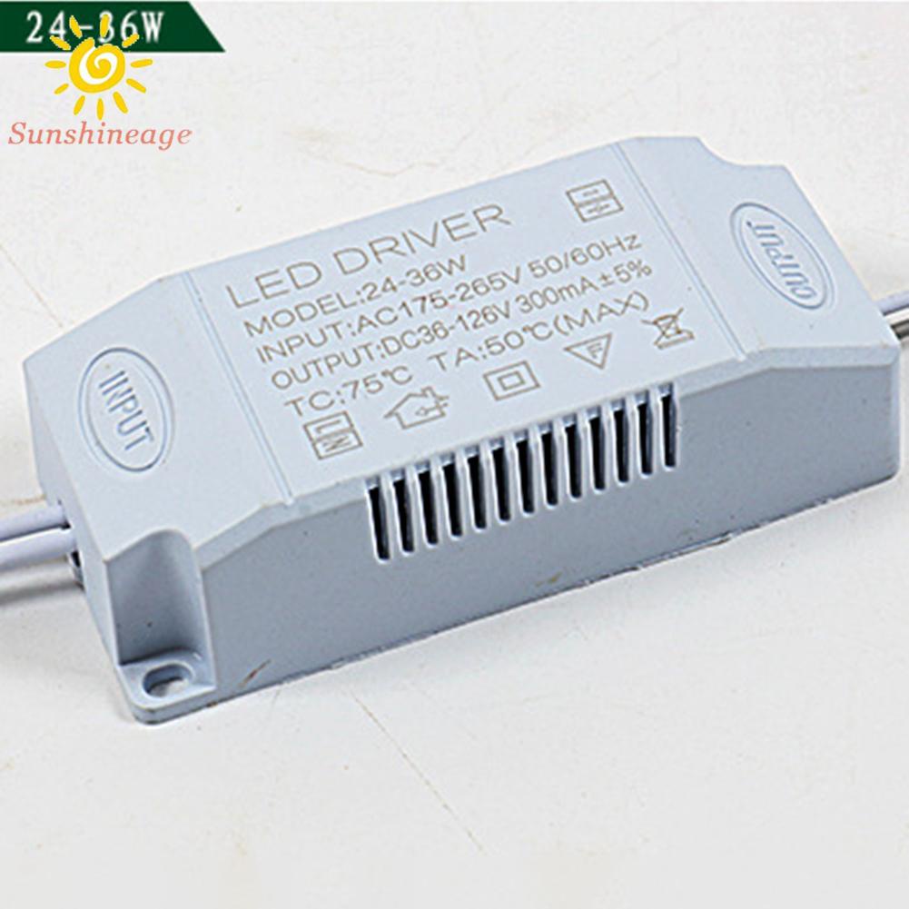 SUNAGE- ~Electronic Transformer Panel Light 1 Pc 12-24W/24-36W/36-50W Driver Power Supply【SUNAGE-HOT Fashion】