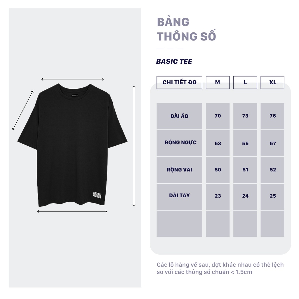 Full Box Áo thun nam nữ Basic Tee City Cycle - Áo thun tay lỡ Unisex form rộng Local Brand