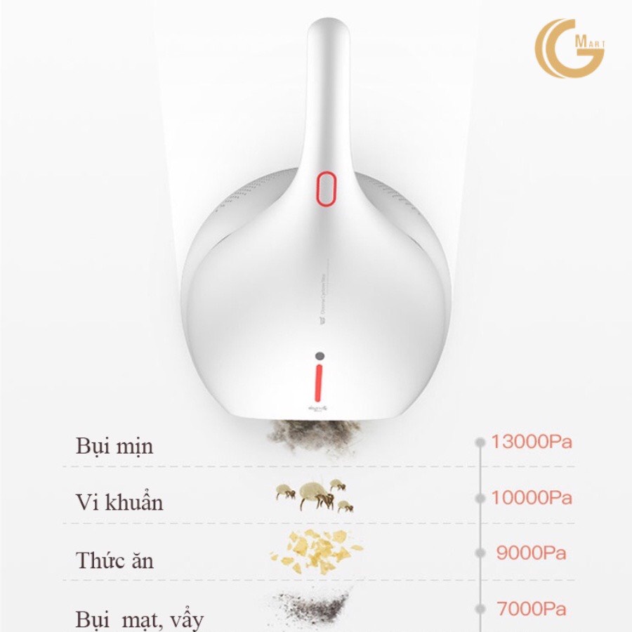Máy Hút Bụi Diệt Khuẩn Giường Đệm Derma CM800 Nhỏ Gọn Tiện Dụng Lực Hút Mạnh, Làm Sạch Nhanh Chóng vt186