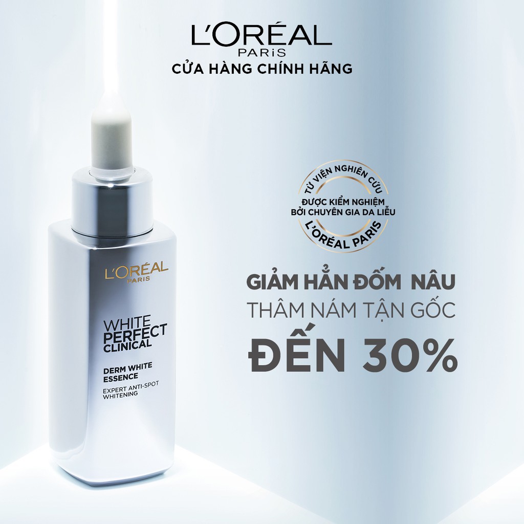 LOREAL Paris Tinh Chất Tăng Cường Dưỡng Da Trắng Mịn & Giảm Thâm Nám White Perfect Clinical 30ml