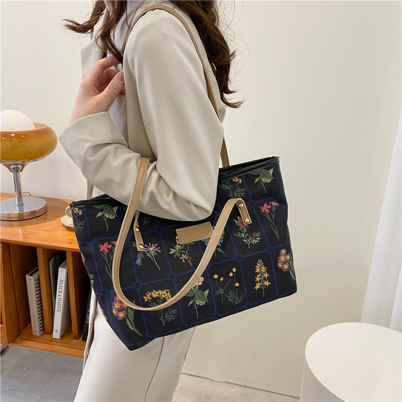 IELGY Túi Đeo Vai Cỡ Lớn In Họa Tiết Thời Trang Cho Nữ