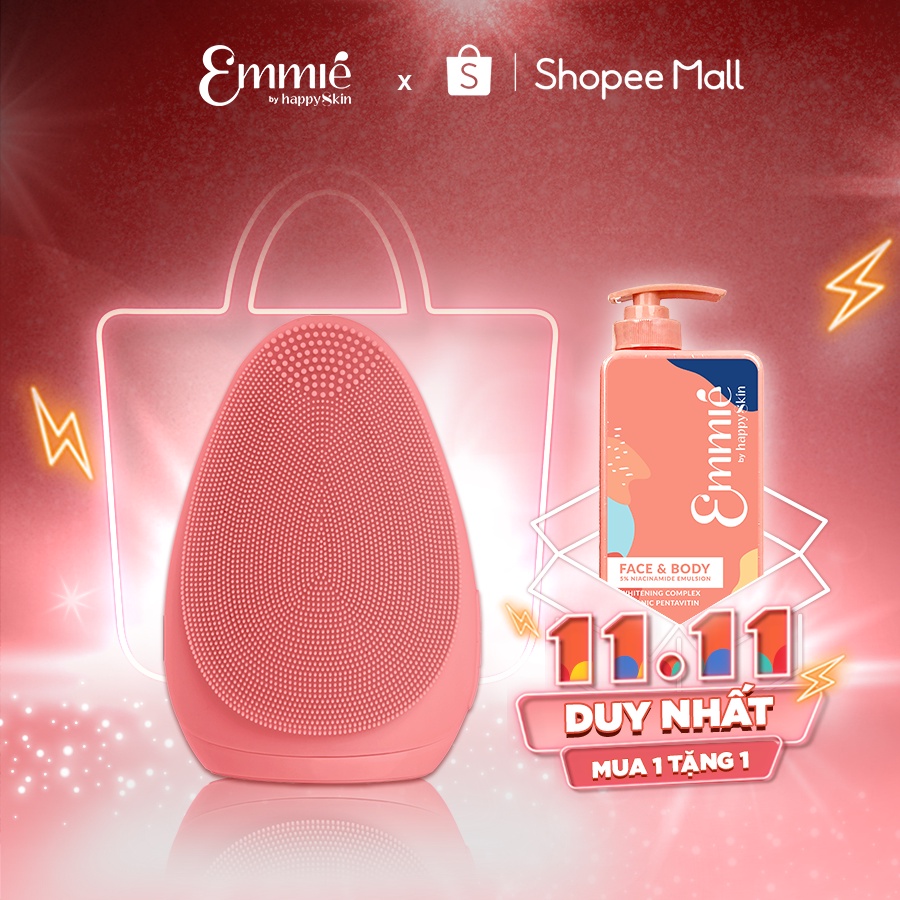 Máy rửa mặt Emmié by Happy Skin Premium Cleansing Brush