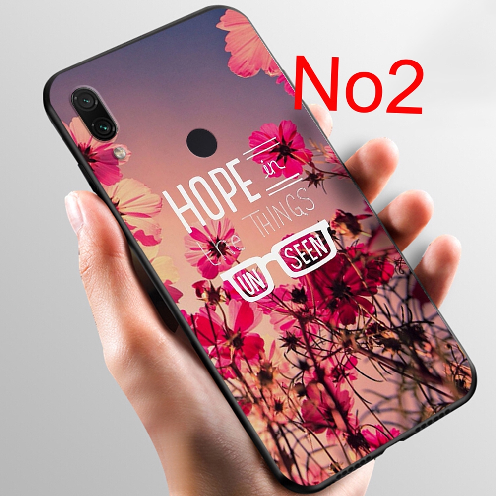 Ốp Điện Thoại Silicon Mềm Họa Tiết Hoa Mùa Thu 9no Cho Xiaomi Redmi 7 6 Note 7 6 K20 Pro 6a