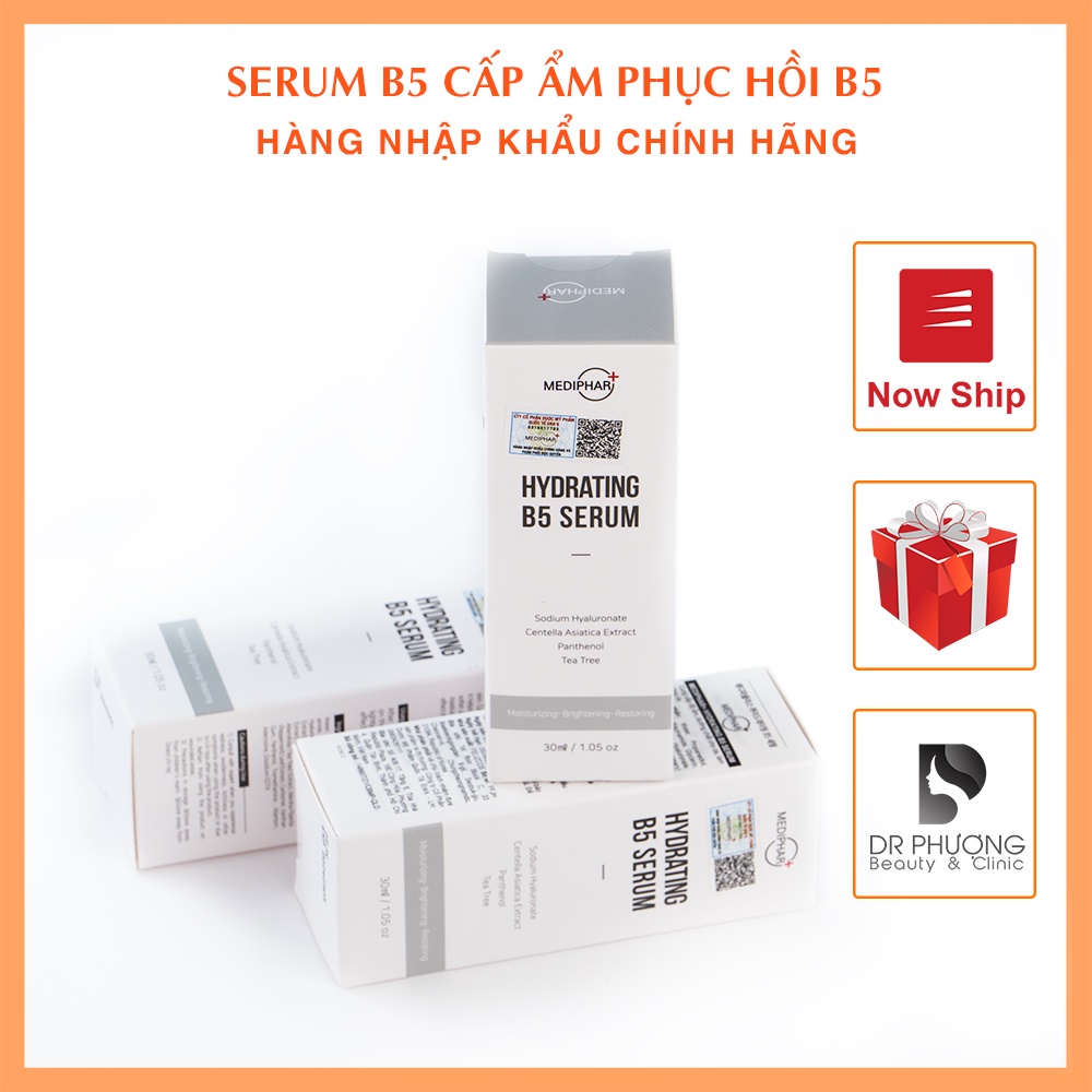 Tinh chất Serum B5 Mediphar dưỡng ẩm, phục hồi, sáng da, cấp nước, chống lão hóa 30ml - Bác sĩ Mã Phượng