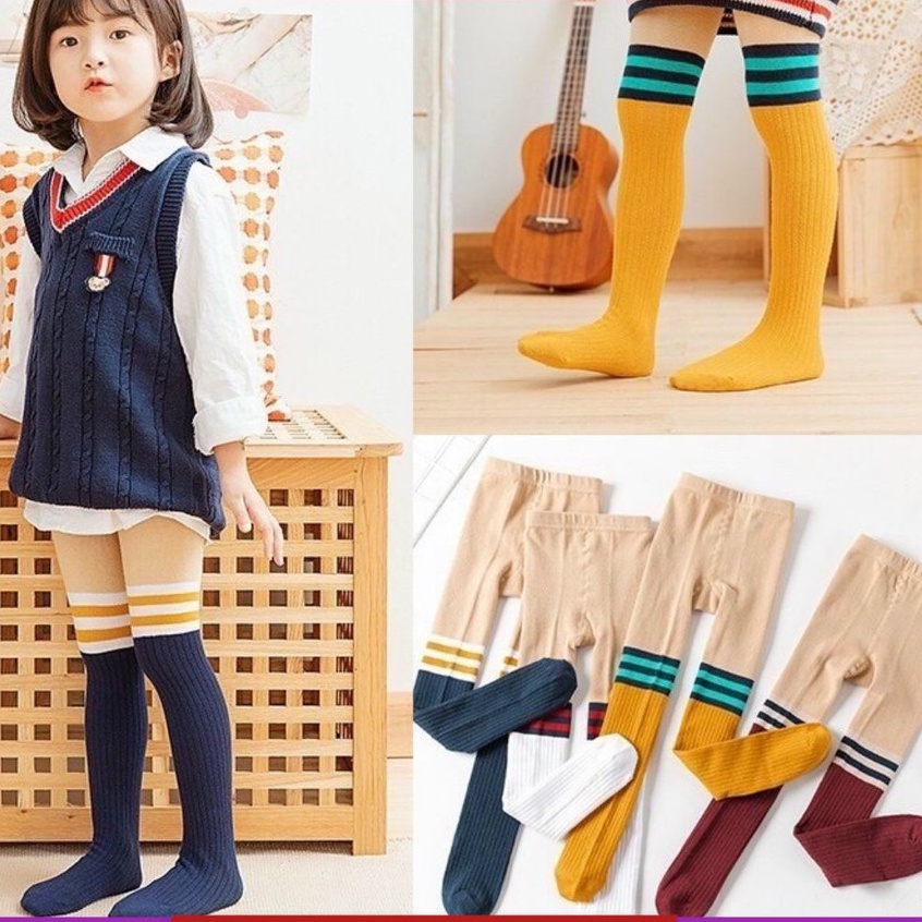 Quần tất cho bé Freeship Quần tất giả bốt cho bé chất len tăm cotton siêu sịn