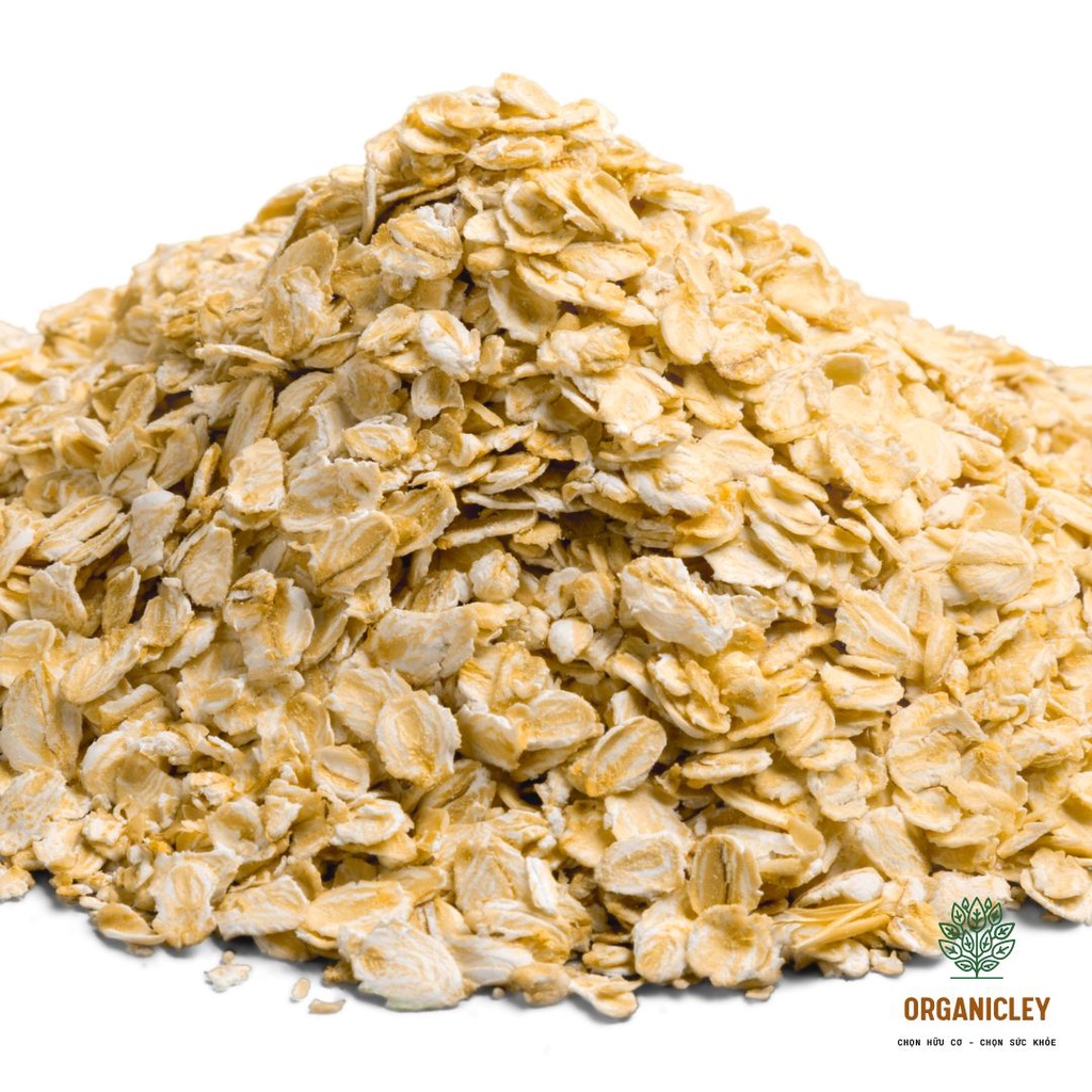 Yến Mạch Nguyên Cám Hữu Cơ Cán Dày Sottolestelle Organic Large Whole Oat Flakes 500g - Yến Mạch Giảm Cân Ăn Liền, Cho Bé