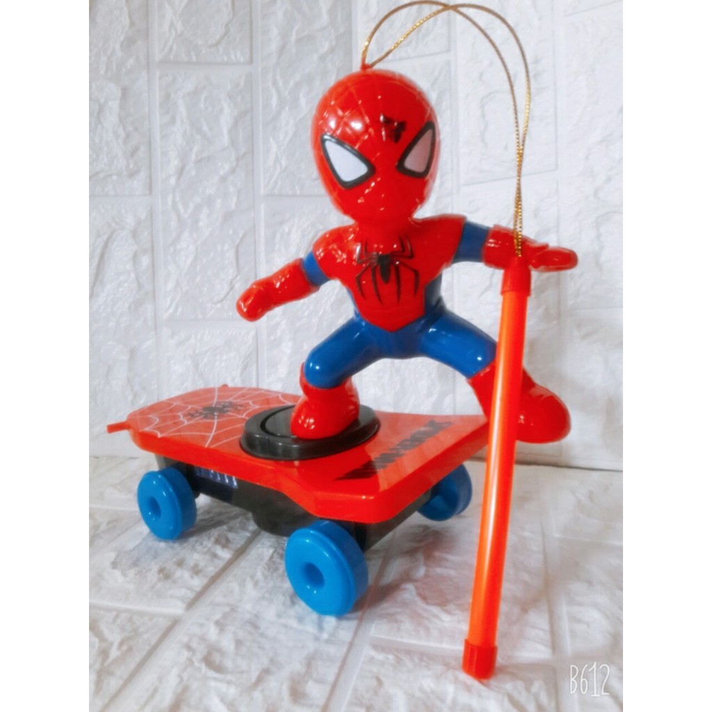 Bộ đồ chơi người nhện trượt ván siêu sao [hàng hot]