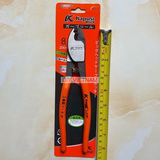 Kéo cắt cáp 8, 10 inch Kapusi cứng cáp, sắc bén chuẩn Nhật