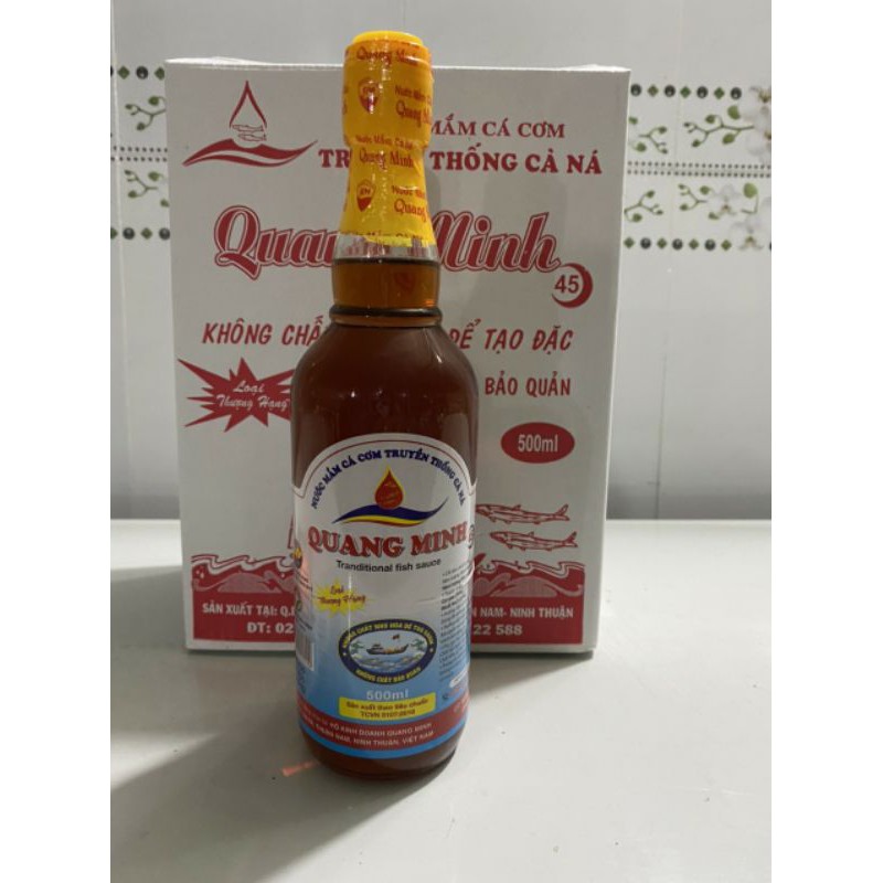 Thùng 6 chai 500ml 45 độ nước mắm Quang Minh