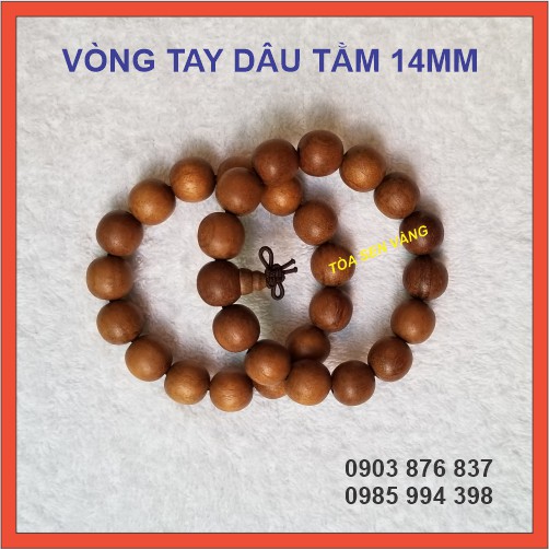 Vòng Tay Dâu Tằm Size 14-16mm