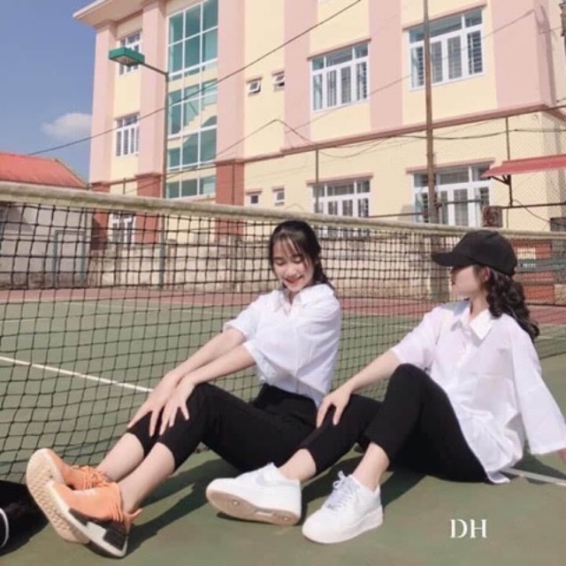 Áo sơ mi tay lỡ
