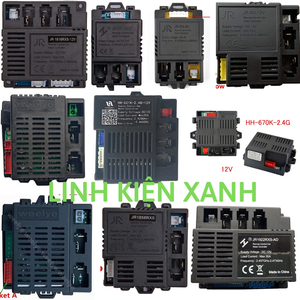 Bo Mạch xe ô tô điện trẻ em,Bo mạch điều khiển ô tô điện trẻ em,Bo mạch chủ xe điện cho bé